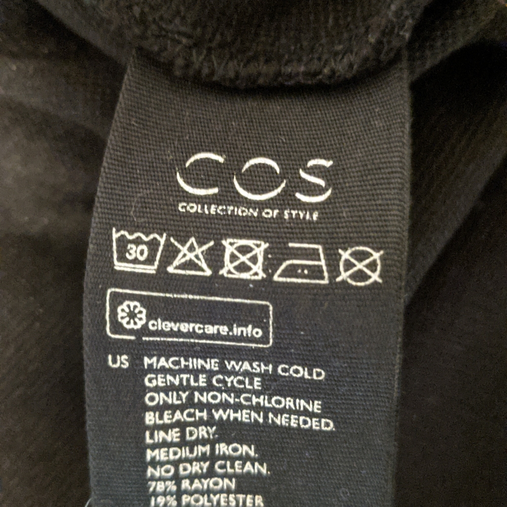 COS black blouse - Picture 3 of 3